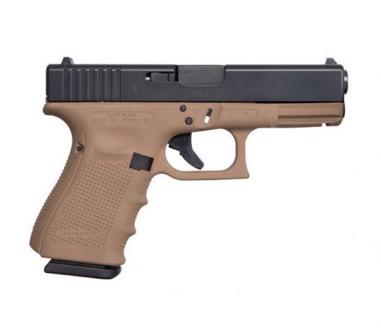 Glock G19 Gen4 Compact 9x19mm Pistol, Faded Dark Earth – ACG-00839