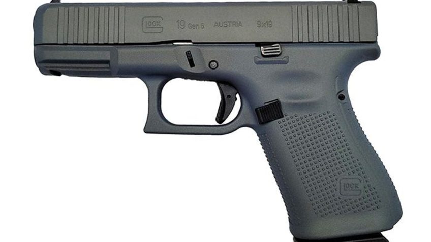 Glock 19 Gen5 AUS 9mm, 4"Barrel, Fixed Sights,  Northern Lights Cerakote, 15rd