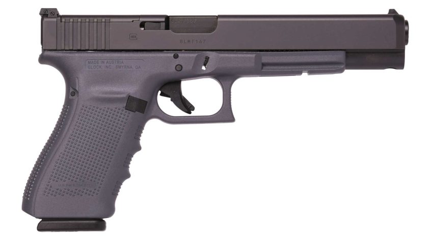 Glock G40 Gen4 MOS Long Slide, 10mm. 6" Barrel Grey Frame, Modular Optic System 3-15rd Mags