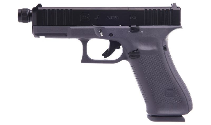 Glock 45 Gen 5 MOS Gray 9mm 4.02" Barrel 17-Rounds Threaded Barrel