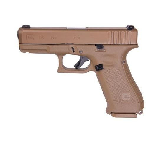 Glock 19X 9mm Pistol With Glock Night Sights, Flat Dark Earth – UX1950703