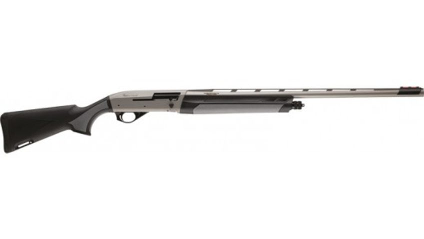 Impala Plus Elite 12 Ga, 28" Barrel, 3", TruGlow, Overmold, Silver, 5rd