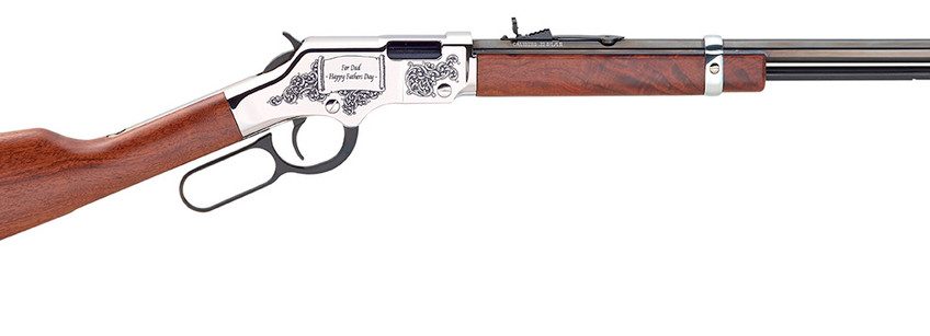 Henry Golden Boy Silver Fathers Day .22 LR/Short, 20" Barrel, Nickel Plated, American Walnut, 16rd/21rd