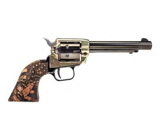 Heritage Rough Rider 6 Round 4.75" Single Action .22 LR Revolver, Liberty – RR22CH4WBRN13