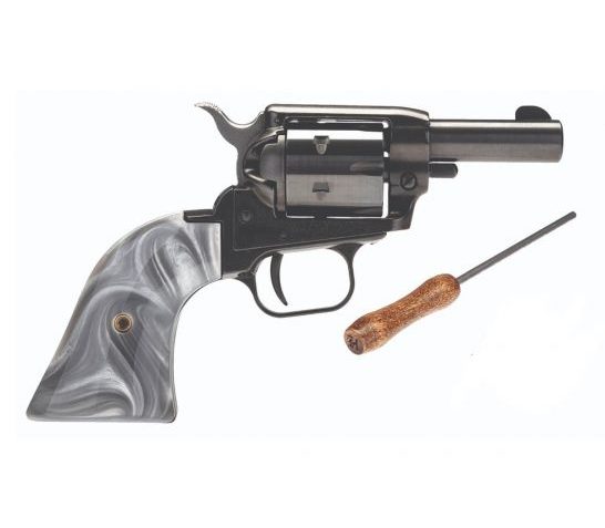 Heritage Rough Rider Barkeep Gray Pearl 3" .22 LR Revolver, Black – BK22B3GPRL