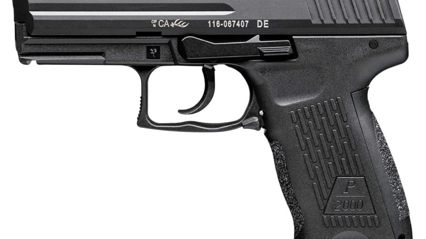 HK P2000 V2 LEM 9mm, 3.6" Barrel, Night Sights, Black, 10rd