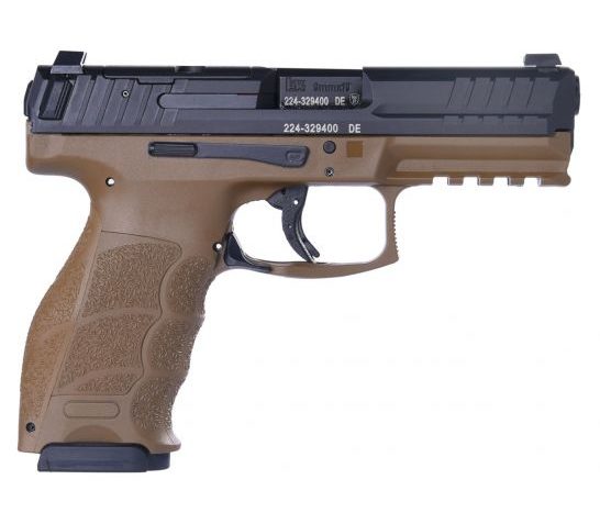 HK VP9 Optics Ready 10 Round 9mm Pistol, FDE/Black – 81000610