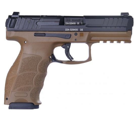 HK VP9 Optics Ready 9mm Pistol, FDE/Black – 81000608