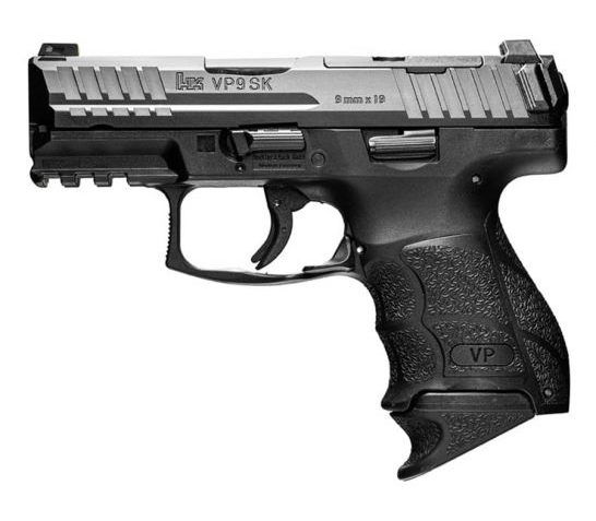 HK VP9SK Subcompact Optics Ready 9mm Pistol With Night Sights, Black – 81000652