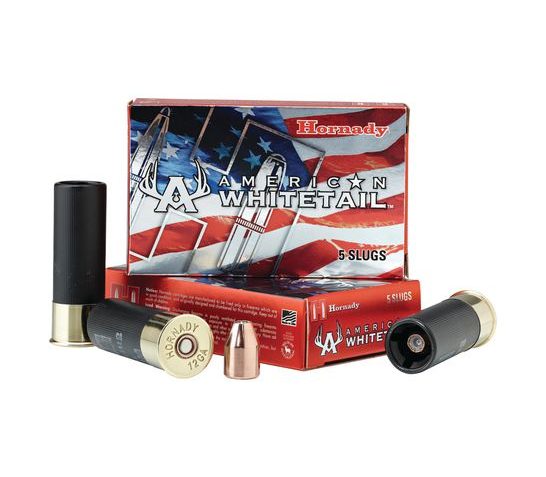 Hornady 12ga 325gr Slug Interlock American Whitetail Ammunition 5rds – 86271