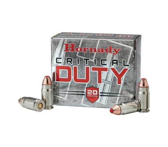 Hornady 357 Sig 135gr FlexLock Critical Duty Ammunition 20rds – 91296