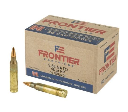 Hornady Frontier Rifle 5.56 NATO 55 GR Hollow Point Match 50 Rounds – FR2405