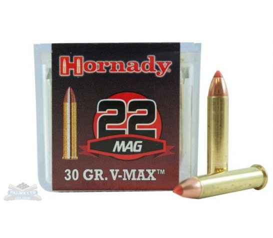 Hornady .22 WMR 30gr V-MAX Varmint Express Rimfire Ammunition 50rds – 83202