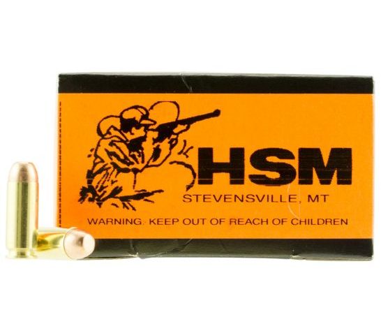 HSM 10MM 180gr FMJ Ammunition New Manufactured 50rds HSM-10MM-2-N