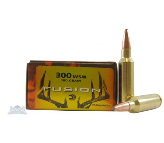 Federal Fusion 300 WSM 180gr 20 Rounds Ammunition – F300WSMFS2