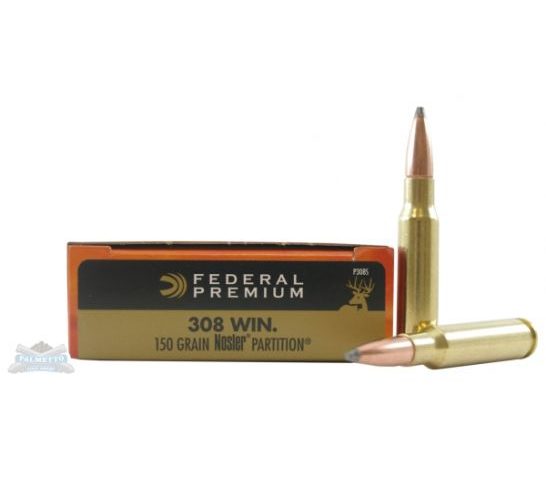 Federal 308 150gr Nosler Partition Vital-Shok Ammunitiion 20rds – P308S