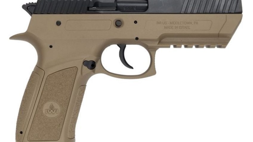 IWI Jericho 941 Enhanced 9mm, 4.4" Barrel, Novak Sights, FDE, 17rd