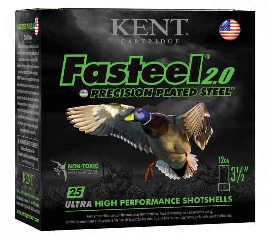 Kent Fasteel 2.0 12 Gauge Ammo 3.5" BB, 10 rds/box – K1235FS42-BB