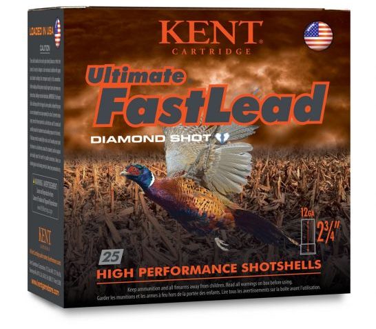 Kent Ultimate Fast Lead 12 Gauge 2 3/4" 1 3/8 oz 6 Shot 25 Rounds – K122UFL406