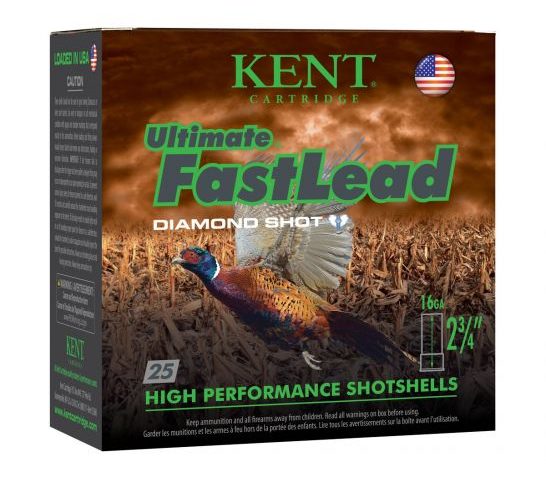 Kent Ultimate Fast Lead 16 Gauge 2 3/4" 1 oz 5 Shot 25 Rounds – K162UFL285