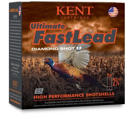 Kent Cartridge Ultimate Fast Lead 12 Gauge 2 3/4" 1 1/4 oz 6 Shot 25 Rounds – K122UFL366