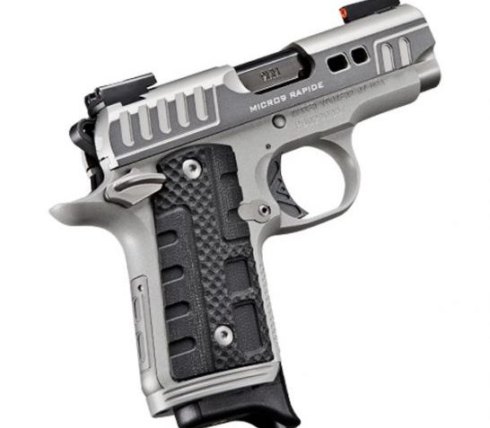 Kimber Micro 9 Rapide Black Ice 9mm Pistol, Silver/Black – 3300223