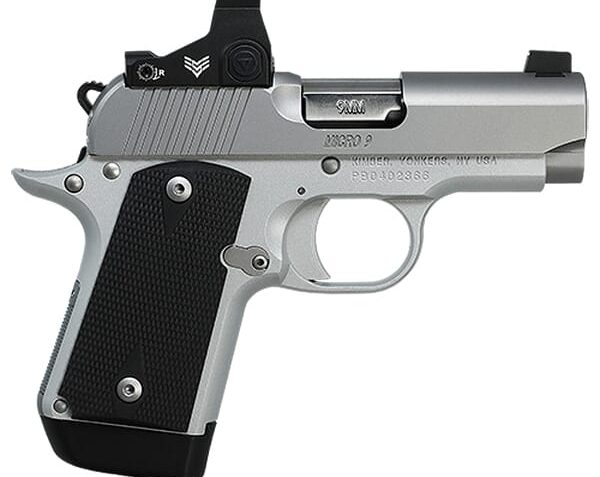 Kimber Micro 9 Stainless (OI) 9mm 8rd Pistol w/Rear Swampfox Sentinel 3 MOA Red Dot Sight 3300220