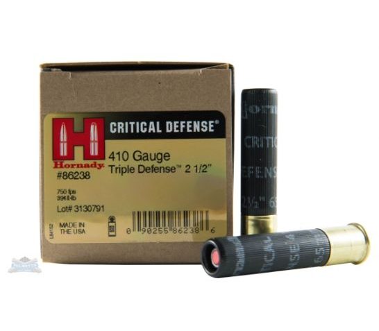 Hornady 410ga Triple Defense Ammunition, 20rd Box  – 86238