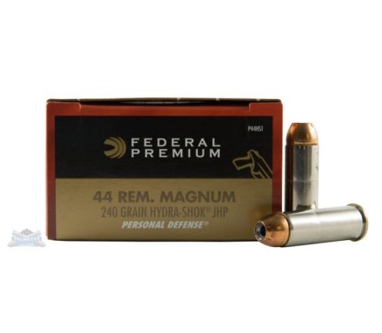 Federal 44 Magnum 240gr Hydra-Shok Ammunition 20rds – P44HS1