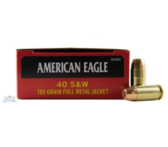 Federal 40 S&W 155gr FMJ Ammunition  50rds – AE40R2