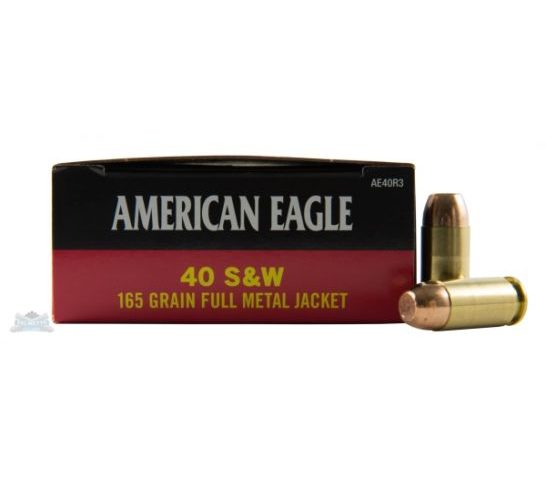 American Eagle 40 S&W Ammo 165 Grain FMJ 50rds – AE40R3