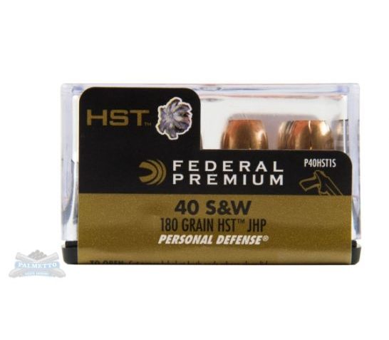 Federal 40 S&W 180gr HST Ammuniiton 20rds – P40HST1S