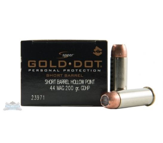 Speer 44 Magnum 200gr Gold Dot Ammunition 20rds – 23971