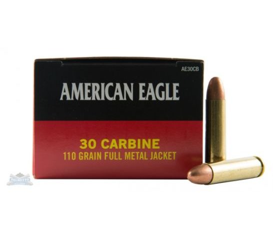 American Eagle 30 Carbine 110gr FMJ Ammunition 50rds – AE30CB