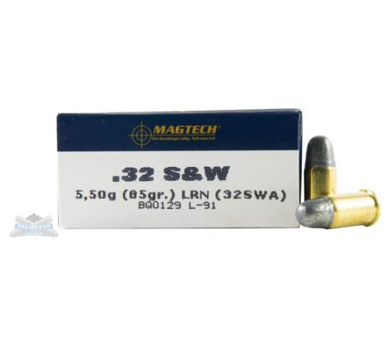 Magtech 32 S&W 85gr LRN  Ammunition 50rds – 32SWA