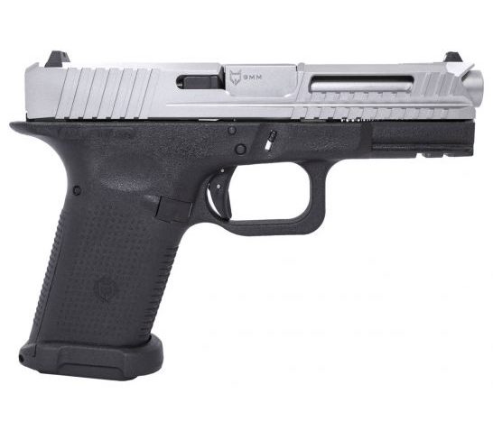 Lone Wolf LTD19 V2 Compact 9mm Pistol, Silver/Black – LWD-LTD19-V2