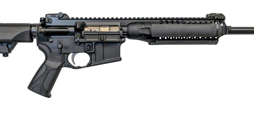 LWRC IC A2 5.56/.223, 16" Barrel, Quad Rail, Magpul Pro Ironsights, Black, 30rd