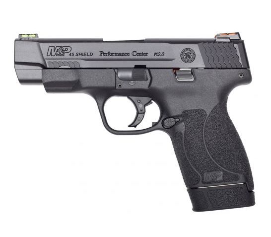 S&W M&P 45 Shield Performance Center .45 ACP Pistol, Black – 11864