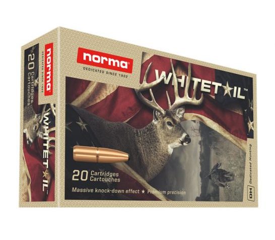 Norma Whitetail 100 gr PSP .243 Winchester Ammunition, 20 Rounds – 20160462