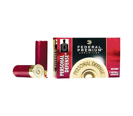 Federal 20ga 2.75" 4 Buck Personal Defense Shotshells 5rds – PD2564B