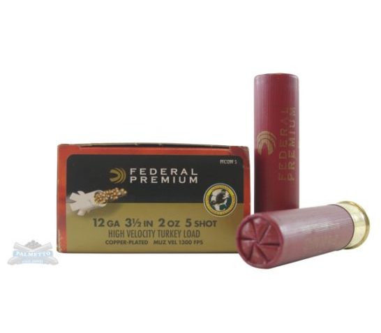 Federal 12ga 3.5" Magnum 2oz #5 Mag-Shok High Velocity w/FliteControl Shotshells 10rds – PFC139F 5