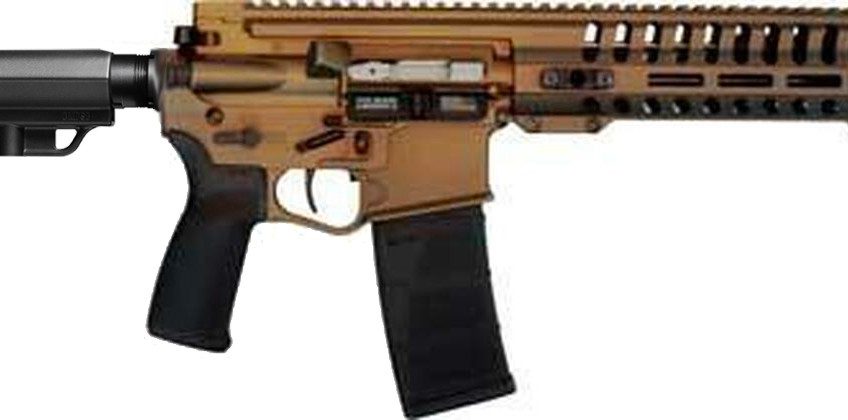 POF P415 Edge 5.56/.223 Pistol, 10.5" Barrel, M-LOK, SBA3, Burnt Bronze, 30rd