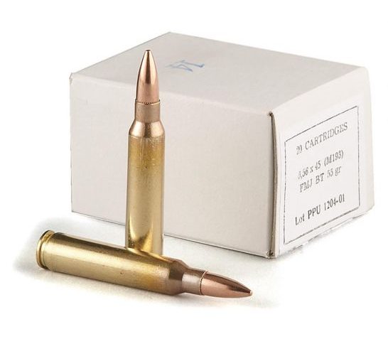 Prvi Partizan Rangemaster 5.56 Ammo 55 Grain FMJBT, 1000/Can – PPRM5561M