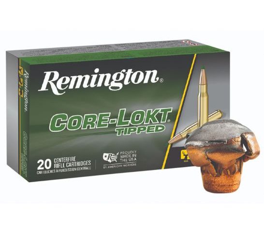 Remington Core Lokt Tipped 150 gr .308 Winchester Ammunition, 20 Rounds – 29039