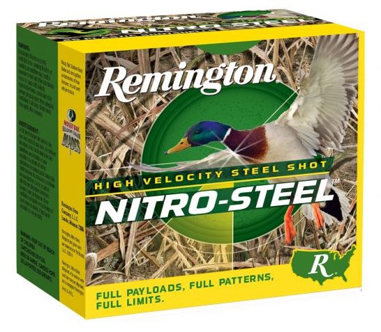 Remington Nitro Steel 12 Gauge 3 1/2" 1 1/2 oz 2 Shot 25 Rounds – NSI12352