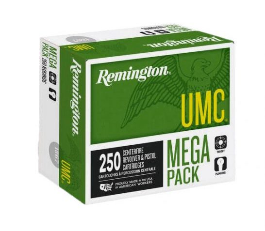 Remington UMC 115 gr FMJ 9mm Handgun Ammo, 250/box – 23777