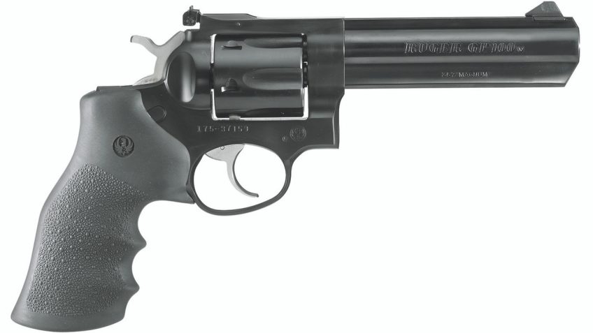 Ruger GP100 .357 Mag, 5" Barrel, Adjustable Sights, Blued, 6rd