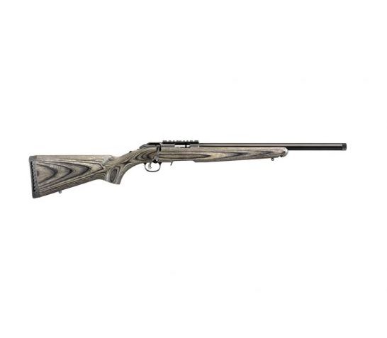 Ruger American Rimfire Target Threaded .22 LR Bolt Action Rifle, Black Laminate – 8348