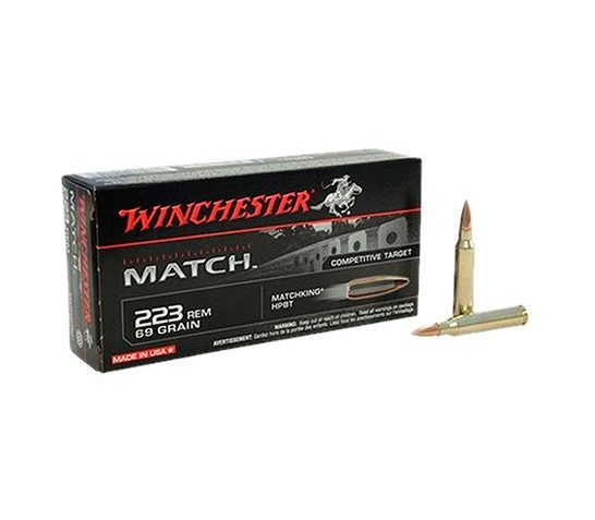 Winchester 223 69gr Match HPBT Ammunition 20rds – S223M2