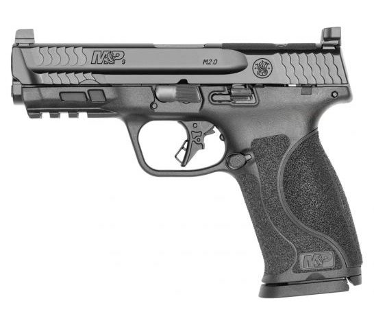 S&W M&P 2.0 4.25" Optics Ready 9mm Pistol, Black – 13564